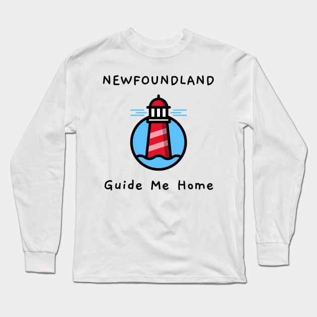 Newfoundland and Labrador: Guide Me Home Long Sleeve T-Shirt by Canada Tees